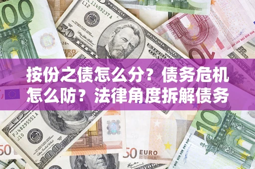 济南按份之债怎么分？债务危机怎么防？法律角度拆解债务分配与风险自保指南