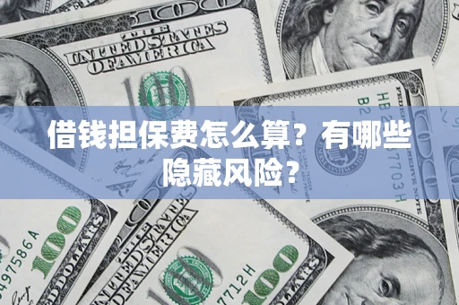 济南借钱担保费怎么算？有哪些隐藏风险？