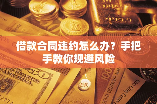 济南借款合同违约怎么办？手把手教你规避风险
