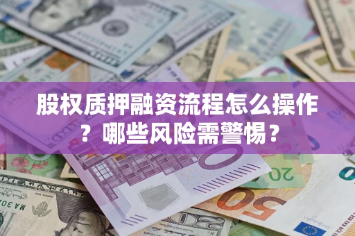 济南股权质押融资流程怎么操作？哪些风险需警惕？