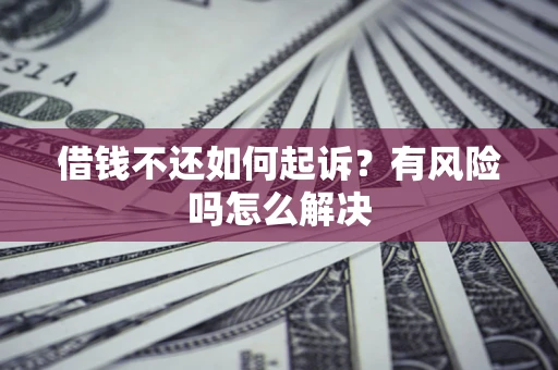 济南借钱不还如何起诉？有风险吗怎么解决