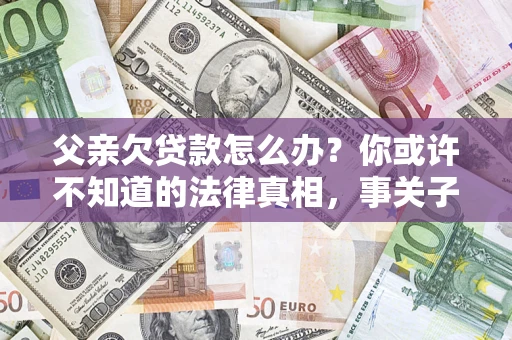 济南父亲欠贷款怎么办？你或许不知道的法律真相，事关子女未来