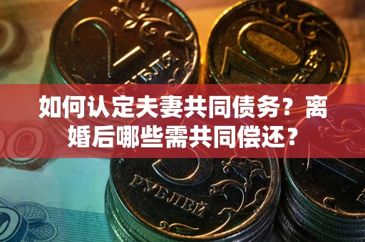济南如何认定夫妻共同债务？离婚后哪些需共同偿还？