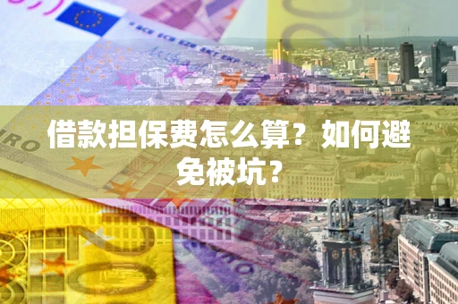 济南借款担保费怎么算？如何避免被坑？