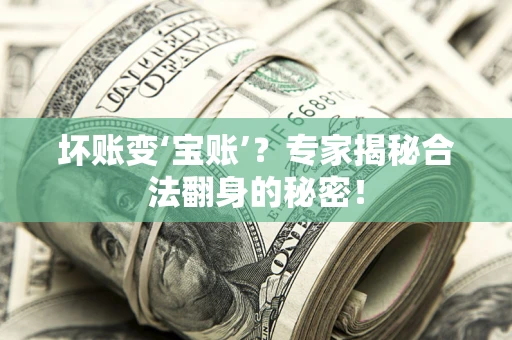 济南坏账变‘宝账’？专家揭秘合法翻身的秘密！