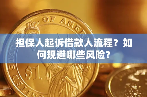 济南担保人起诉借款人流程？如何规避哪些风险？
