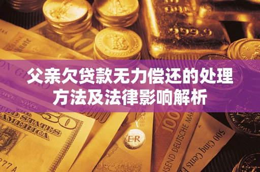 济南父亲欠贷款无力偿还的处理方法及法律影响解析