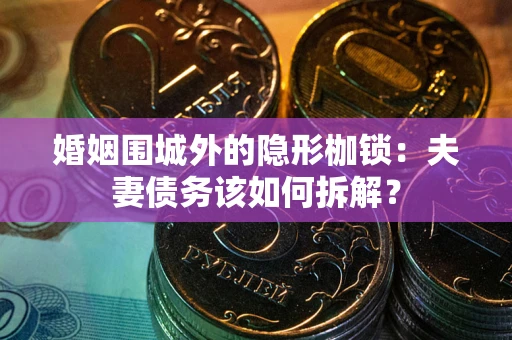 济南婚姻围城外的隐形枷锁：夫妻债务该如何拆解？