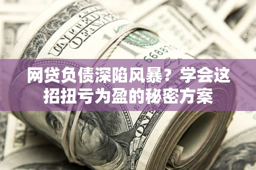 济南网贷负债深陷风暴？学会这招扭亏为盈的秘密方案