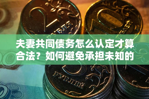 济南夫妻共同债务怎么认定才算合法？如何避免承担未知的债务风险？